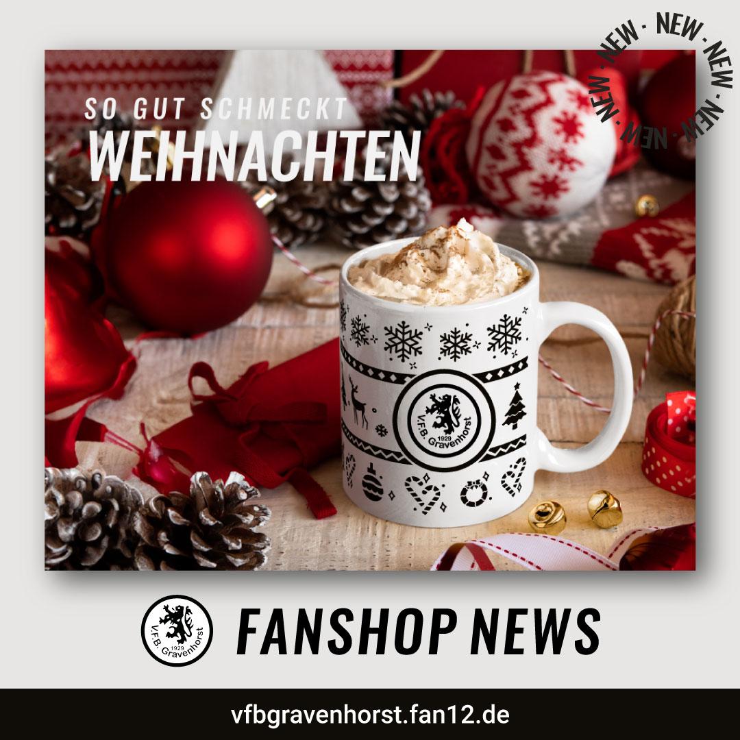 Neu im Shop: Weihnachtstasse